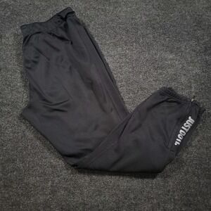 Nike Women Therma-FIT‎ Jogger Pants Large Black Just Do It Athletic